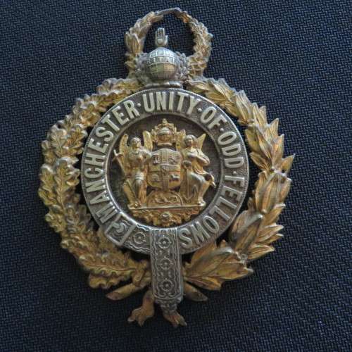 Large - MANCHESTER UNITY OF ODD FELLOWS** 10cm x 8cm