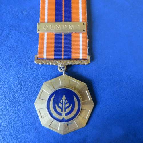 SA Pro Patria Medal with Swivel Suspender and with CUNENE Clasp** No# 34595