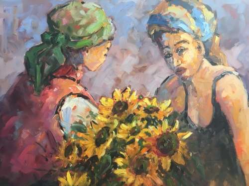 phillip britz Oil On Board - Measures - 90cm x 60cm  ** Market Value R4500++