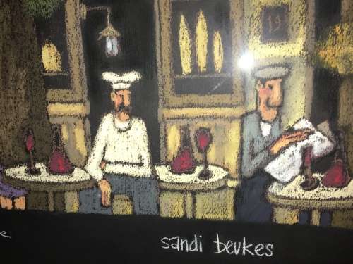 Beautiful SANDI BEUKES Pastel artwork Massive** Value R6500++ **Frame measures -82cm x 102cm**