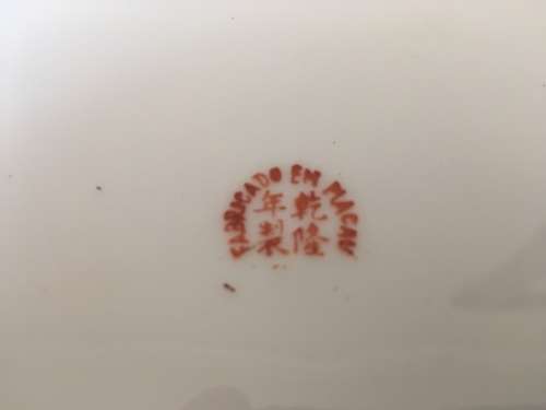 Stunning Old Chinese Hand Painted Platter** Beautiful Old Piece**