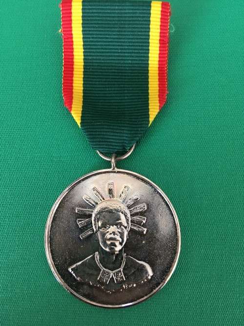 Original and Scarce Full Size SWAZILAND medal for - LONG SERVICE