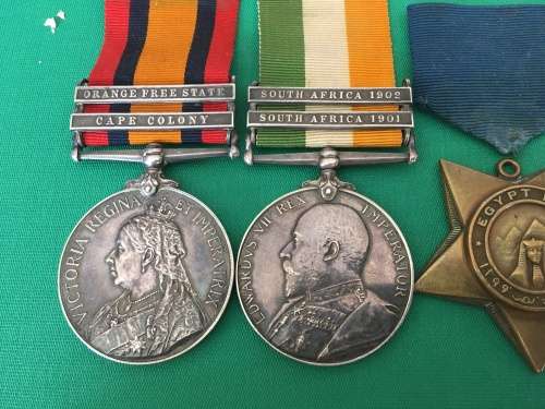QSA Boer War Medal Group to - 2435 Corpl: W.T Richards S.A.C