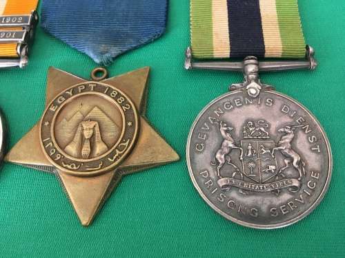 QSA Boer War Medal Group to - 2435 Corpl: W.T Richards S.A.C