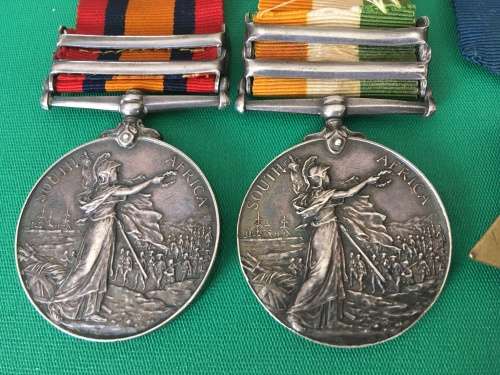 QSA Boer War Medal Group to - 2435 Corpl: W.T Richards S.A.C