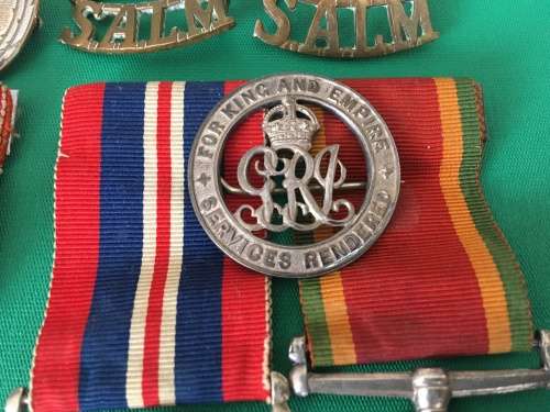 WW2 medal Group to - 82558 K.J De Bruin with Africa Star + Rosette and North Africa Clasp**