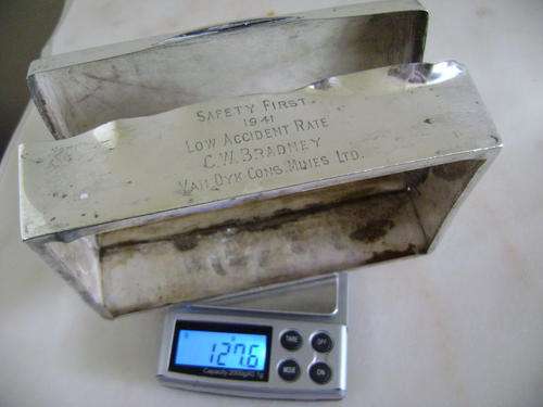 HALLMARKED SILVER FOR SCRAP!!! 127 GRAMS!!