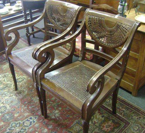 PAIR OF BEAUTIFUL MAHOGANY CHAIRS!!!