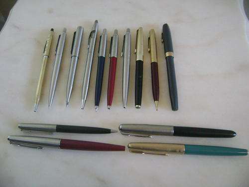 LOT OF X14 PENS AND PENCILS!!! PARKER, SHEAFFER 12ct GOLD FILLED ECT.!!!