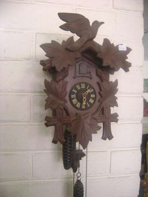 SMALL CUCKOO CLOCK MADE IN WEST-GERMANY!!!