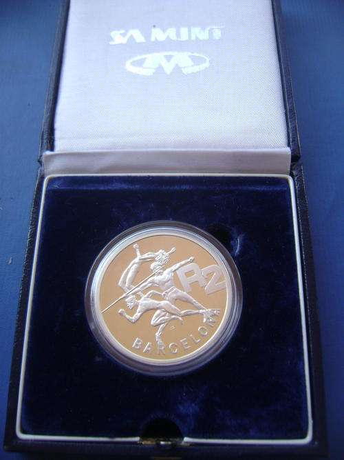 ***1992 SA Silver R2 Proof Barcelona Olympics***