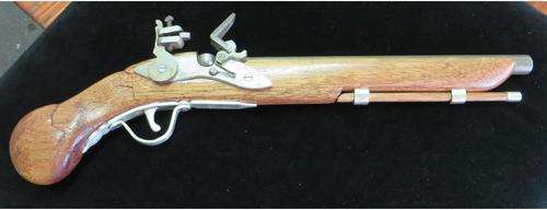 STUNNING - Large Carved Wood and steel Blunderbuss** Very Heavy well Made Copy*** 54cm Long
