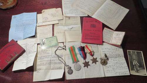 WW2 MEDAL GROUP and documents and letters - SERGEANT FREDRICK WILLIAM BOWMAN***