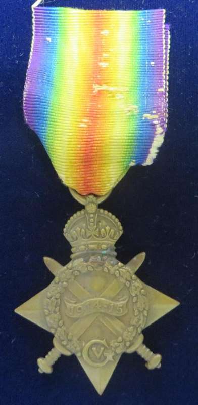 WW1 Medal awarded to - Burger D.E.C De Klerk 6de O.B.S