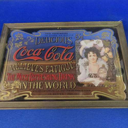 VERY COLLECTABLE COCA COLA BAR MIRROR**PERFECT CONDITION***