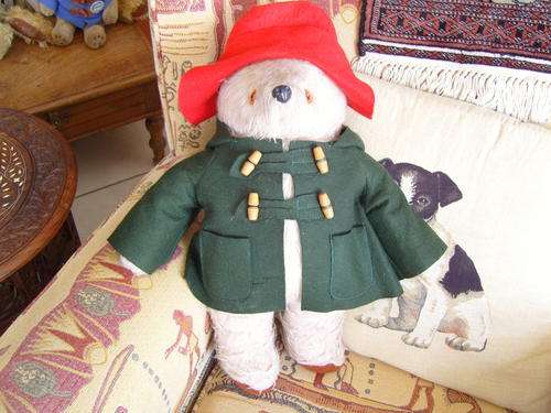 Bear - Vintage chap - dressed in Paddington outfit