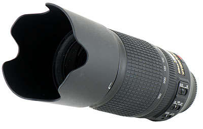 Nikon 70-300mm f/4.5-5.6G ED IF AF-S VR Zoom Lens with HB-36 Lens Hood LIKE NEW!!!