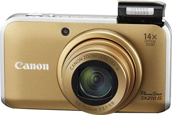 Canon PowerShot SX210IS 14.1MP (Gold) Digital Camera with 14xOptical ZoOm