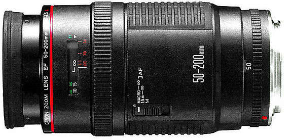 Canon EF 50-200mm f/3.5~4.5L zoom lens