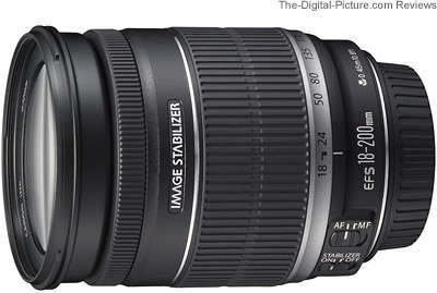 Canon EF-S 18-200mm f/3.5-5.6 IS Lens + Canon EW-78D Lens Hood