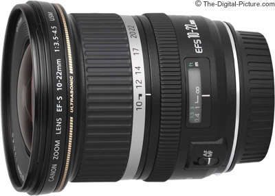 Canon EF-S 10-22mm f/3.5-4.5 USM Lens includes Front & Rear Caps
