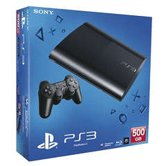 **BRAND NEW SEALED**BLACK PLAYSTATION 3 500GB SLIM (LATEST)