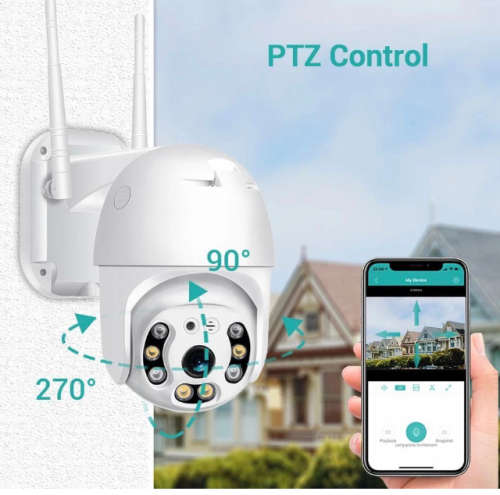 Security Camera FHD 5MP  Wifi Outdoor PTZ Speed Dome