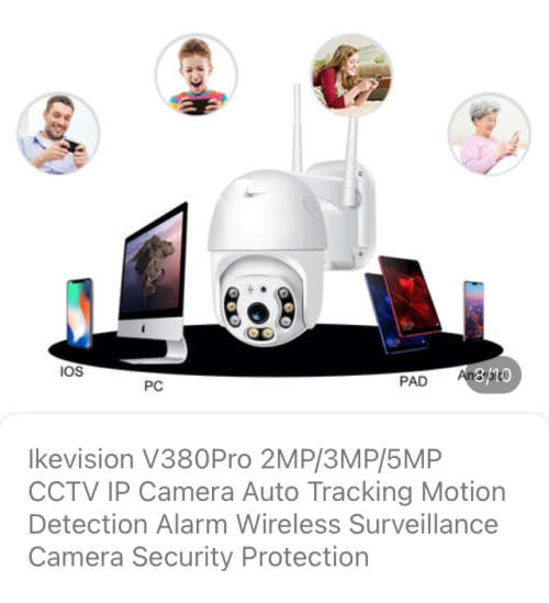Security Camera FHD 5MP  Wifi Outdoor PTZ Speed Dome