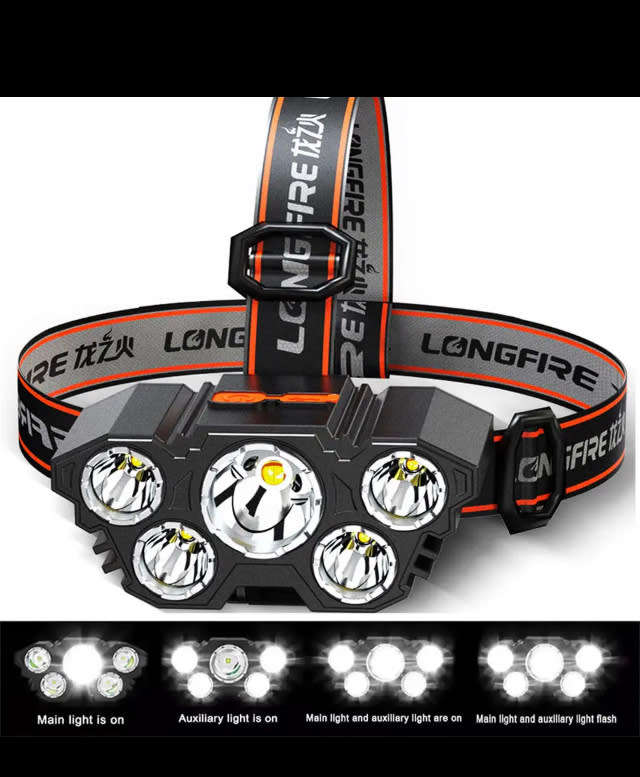 Led Head Lamp  5-Core Super Bright