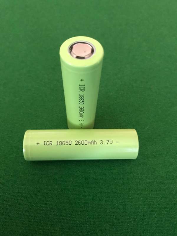 18650 High Capacity Lithium Batteries 3.7V 2600Mah 1C