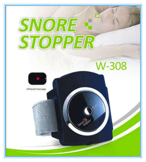 New Wristband Watch Snore Stop Device Anti Snoring Sleep Sleeping W308