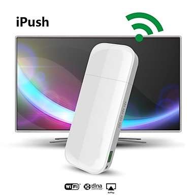 iPush D2 Multi-Media WiFi DLNA AirPlay Display Receiver for IOS Smart Android TV