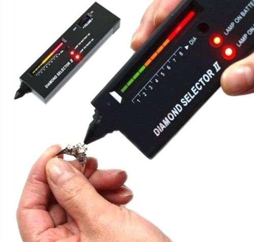 Portable Diamond Gem Tester Selector V2 with Case Gemstone Platform Jeweler tool