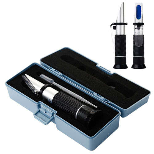 Portable 0~32% RSG-100ATC Safety Brix Wort Beer Wine Sugar SG Refractometer Test