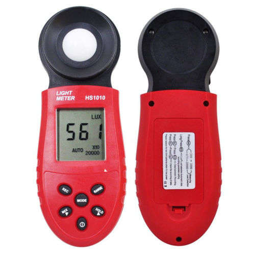 200,000 Lux Digital Light Meter Luminometer HS1010 Meters Luxmeter Photometer