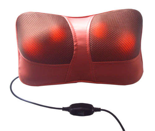 Car Home Pillow Lumbar Full body Massage Cushion Shiatsu Massager
