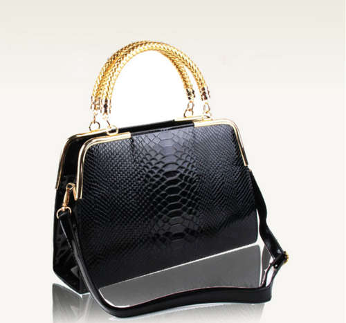 Simple and elegant crocodile Grain Shoulder Bag Handbag