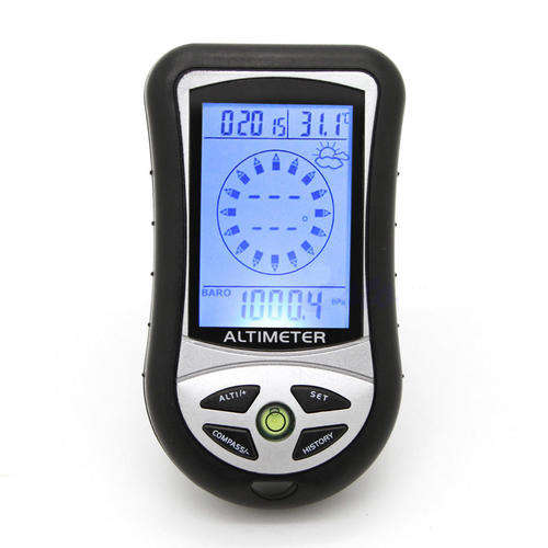 8 In 1 Digital LCD Compass Barometer Altimeter Thermo Temperature Clock Calendar