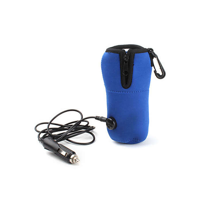 Portable baby car bottle warmer car warm milk device bag