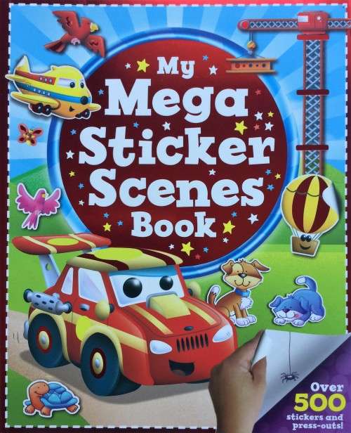 My Mega Sticker Book - Over 500 stickers and press-outs!- Fun, cool, interesting stickers