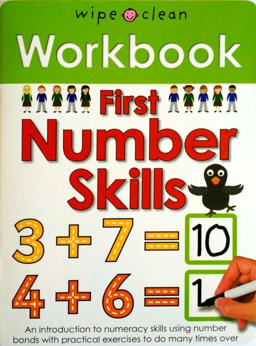 Wipe Clean Workbook - First Number Skills - Rewriteable Workbook