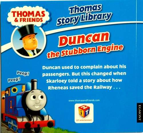 Duncan the Stubborn Engine (Thomas and Friends) - Great train books for kids - Full-colour pictures