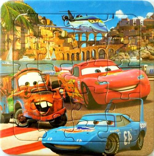 Set of 3 Disney Pixar Cars Cardboard Puzzles - 20 pieces/puzzle - fun toys and games for children