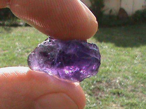 ZAMBIA DARK AMETHYST...CABOCHON MATERIAL 134.8 GRAMS PACKET FULL
