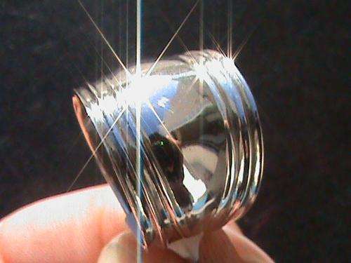 STERLING SILVER RING. SIZE P1/2