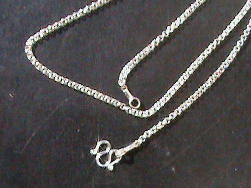 STERLING SILVER CHAIN ....45 CM LONG