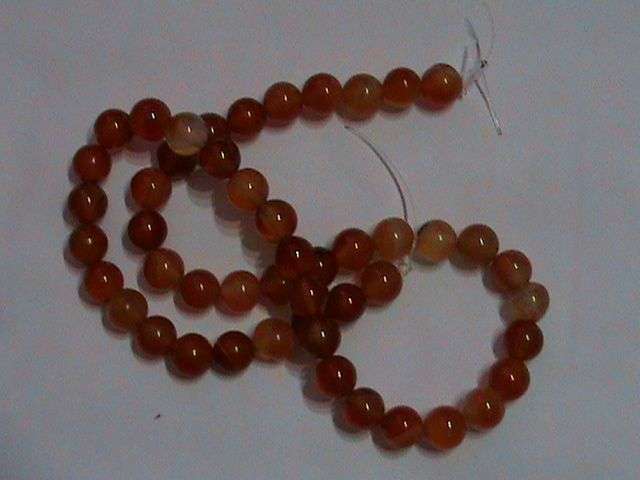 CARNELAIN BEADS ROUND