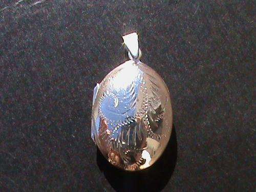 STERLING SILVER OVAL LOCKET