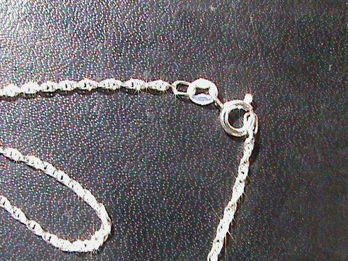 STERLING SILVER ROPE LINK CHAIN