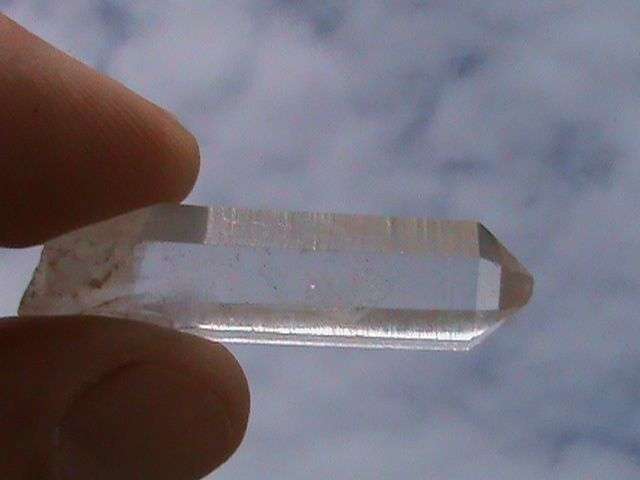 CLEAR SPOOKY PHANTOM QUARTZ CRYSTAL....